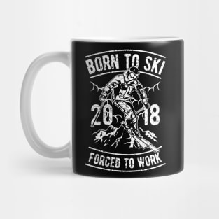 Born To Ski | Mountain Skiing Mug